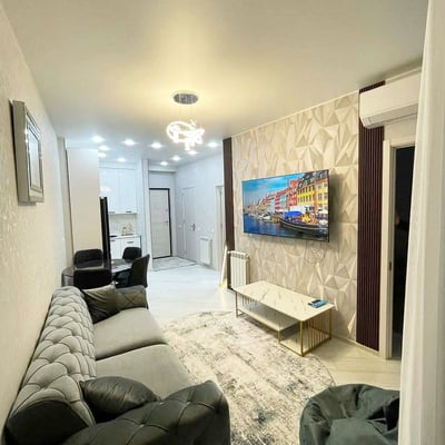 Аренда меблированной квартиры 50 м² с видом на море, Батуми, Грузия