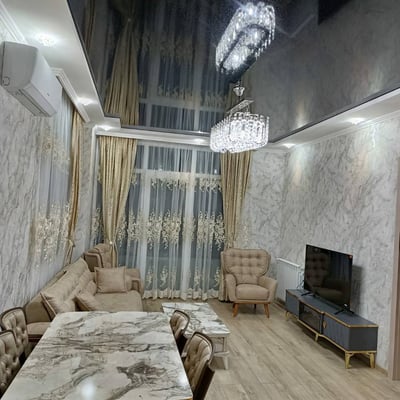 Аренда светлой меблированной квартиры с двумя спальнями, 74 м², Батуми, Грузия