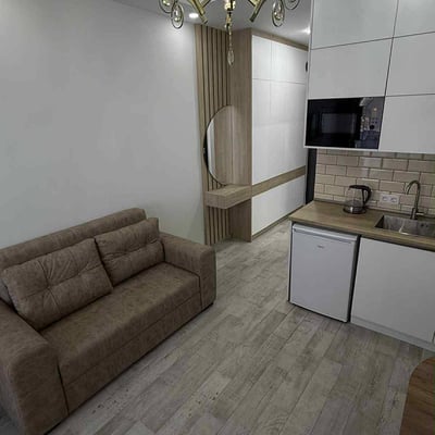 Comfortable 37 m² studio in NBG Panorama residence for rent in Batumi, Georgia