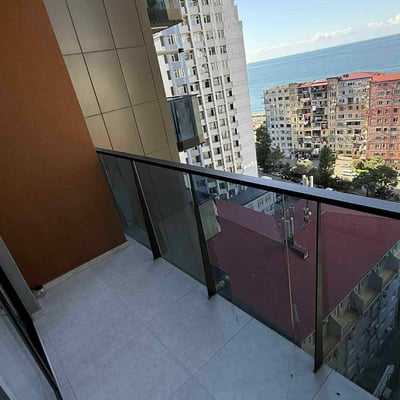 Comfortable 37 m² studio in NBG Panorama residence for rent in Batumi, Georgia