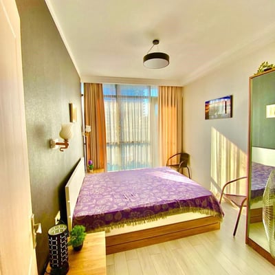 Комфортная квартира 45 м² с видом на море в аренду, Батуми, Грузия