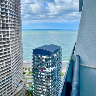 Comfortable apartment 45 m² with sea view for rent in Batumi, Georgia