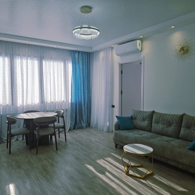 Alquiler de apartamento acogedor amueblado con buena renovación, 65 m², Batumi, Georgia