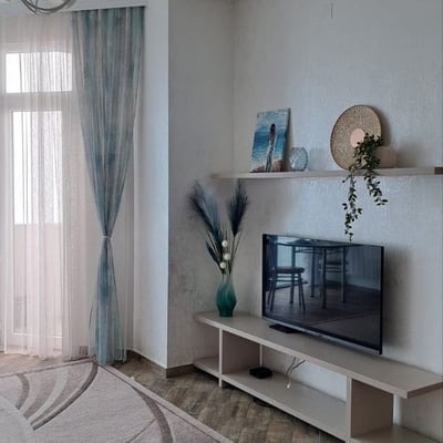 Location appartement confortable, meublé avec vue sur la mer, 50 м², Batumi, Géorgie