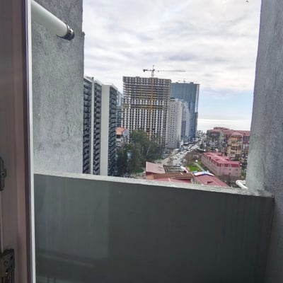 Alquiler de apartamento cómodo con vista al mar, 40 m², Batumi, Georgia