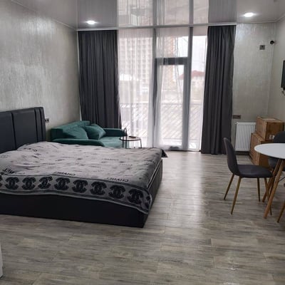 Location studio confortable, meublé, proche de la mer, 35 м², Batumi, Géorgie