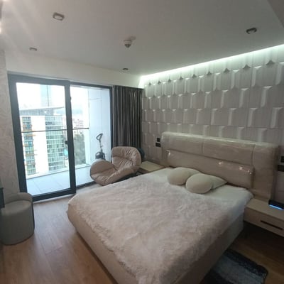 Modern apartment with sea and mountain view for rent, 50 m², Batumi, Georgia