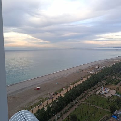 Modern apartment with sea and mountain view for rent, 50 m², Batumi, Georgia