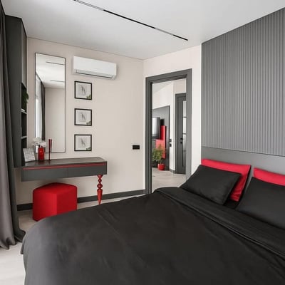 Exclusive, bright apartment with large balcony for rent, 68 m², Batumi, Georgia