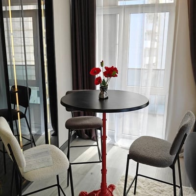 Exclusive, bright apartment with large balcony for rent, 68 m², Batumi, Georgia