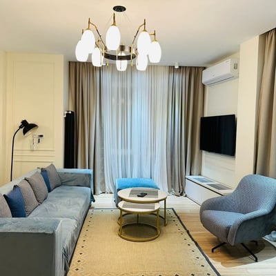 Alquiler de moderno y cómodo apartamento con nueva reforma, 85 m², Batumi, Georgia