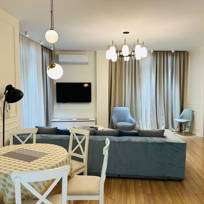 Alquiler de moderno y cómodo apartamento con nueva reforma, 85 m², Batumi, Georgia