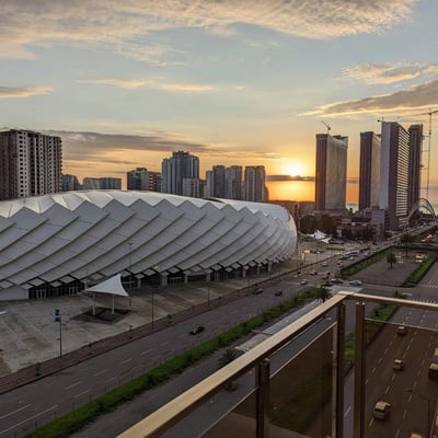 Location d’un appartement lumineux et spacieux, 85 m², Batoumi, Géorgie