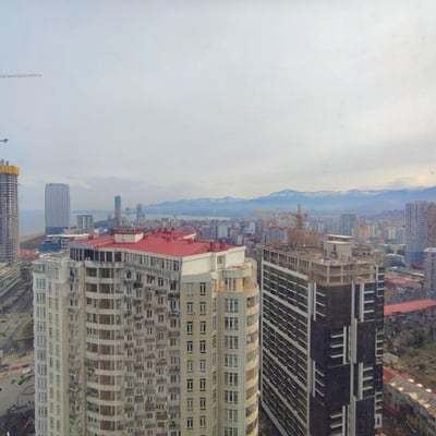 Alquiler de moderno estudio con vista al mar en Alliance Batumi, Batumi, Georgia