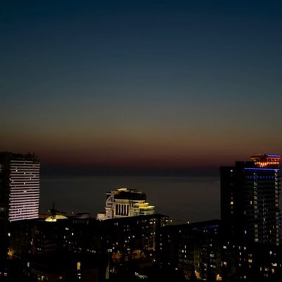 Аренда стильной, уютной квартиры с видом на море и горы, 50 м², Батуми, Грузия