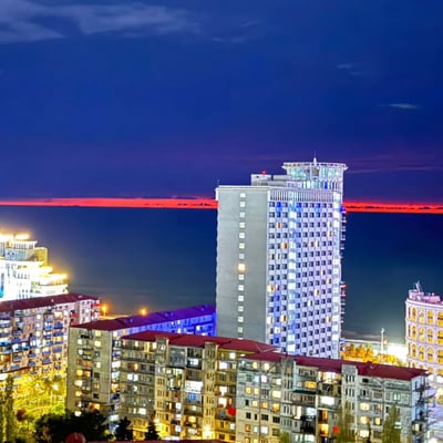 Аренда стильной, уютной квартиры с видом на море и горы, 50 м², Батуми, Грузия