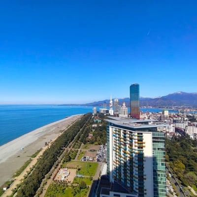 Аренда уютной студии с видом на море, Alliance Privilege, Батуми, Грузия