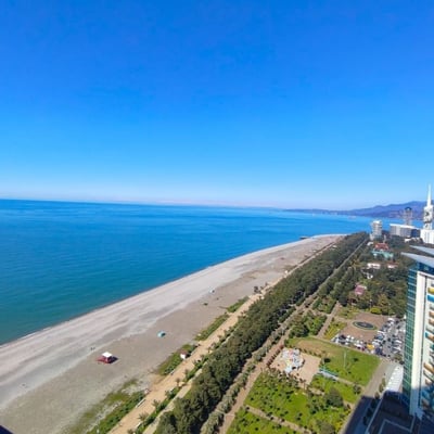 Аренда уютной студии с видом на море, Alliance Privilege, Батуми, Грузия