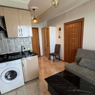 Cozy furnished apartment for rent with direct sea view, 45 m², Batumi, Georgia