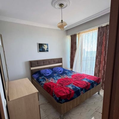 Cozy furnished apartment for rent with direct sea view, 45 m², Batumi, Georgia