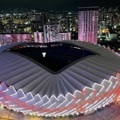 Alquiler de estudio elegante con vista al estadio, 40 m², Batumi, Georgia