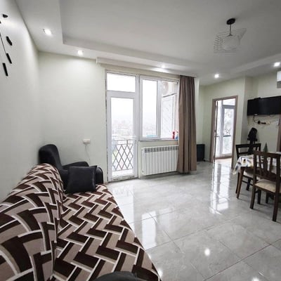 Comfortable, bright apartment for rent with mountain view, 55 m², Batumi, Georgia