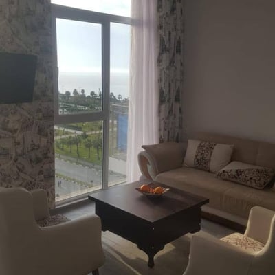 Spacious, beautiful apartment for rent with sea view, 50 m², Batumi, Georgia