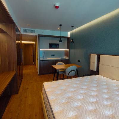 Аренда уютной, стильной студии с видом на море, ЖК Orbi Beach Tower, Батуми, Грузия