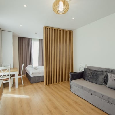 Location d'un studio confortable, lumineux avec vue sur la mer, Batumi, Géorgie