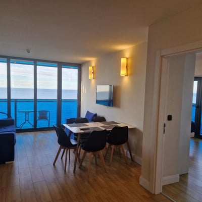 Alquiler de apartamento luminoso con vista al mar en Orbi City, 78 m², Batumi, Georgia