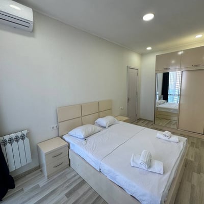 Location d'un appartement lumineux avec vue sur la mer, 48 m², Batumi, Géorgie
