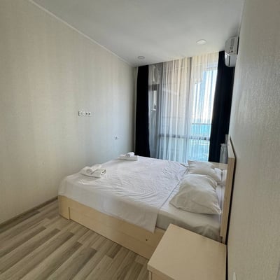 Location d'un appartement lumineux avec vue sur la mer, 48 m², Batumi, Géorgie