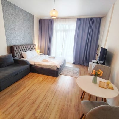 Аренда светлой студии с видом на море и город, White Sails, Батуми, Грузия