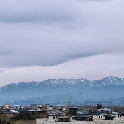 Location d'un studio cosy avec vue sur la montagne, Rainbow Batumi, Batoumi, Géorgie
