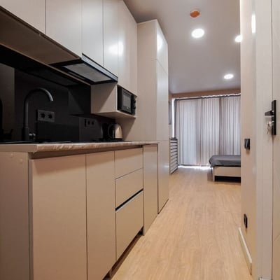 Rent a modern studio with city view, Calligraphy Towers, Batumi, Georgia