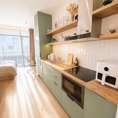 Rent a brand new, modern studio, 38 m², Black Sea Tower, Batumi, Georgia