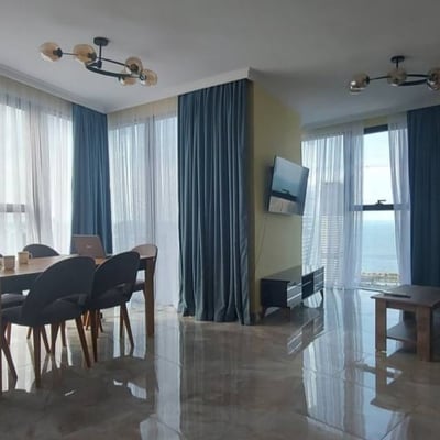 Rent a spacious apartment with panoramic view, 90 m², Batumi, Georgia