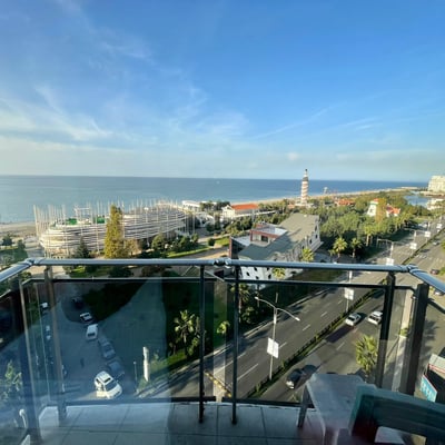 Alquiler de apartamento moderno con vistas panorámicas, 54 m², Orbi Panorama, Batumi, Georgia