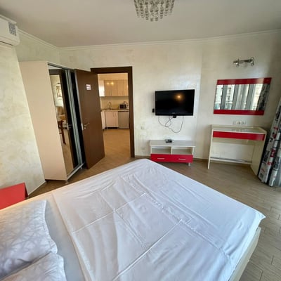 Alquiler de apartamento moderno con vistas panorámicas, 54 m², Orbi Panorama, Batumi, Georgia