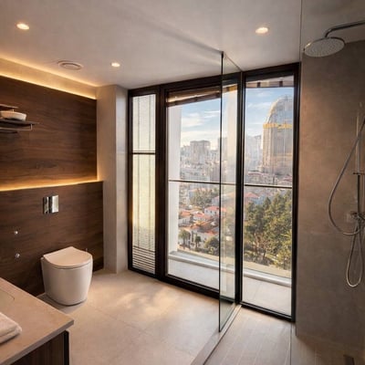 Studio spacieux 45m² avec vue sur la mer à louer, Batoumi, Géorgie