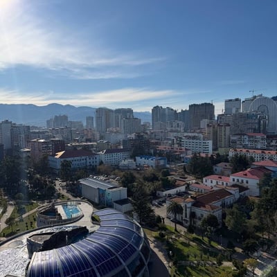 Studio spacieux 45m² avec vue sur la mer à louer, Batoumi, Géorgie