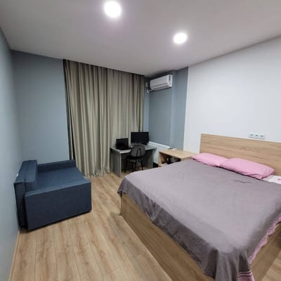 Аренда светлой студии 35м² с балконом, Батуми, Грузия