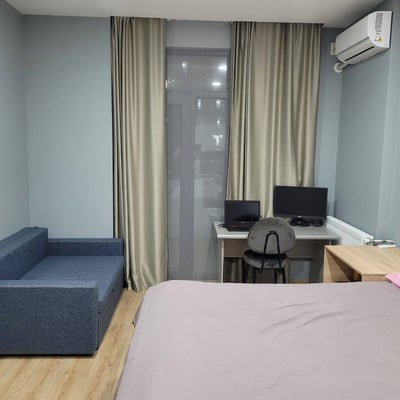 Аренда светлой студии 35м² с балконом, Батуми, Грузия
