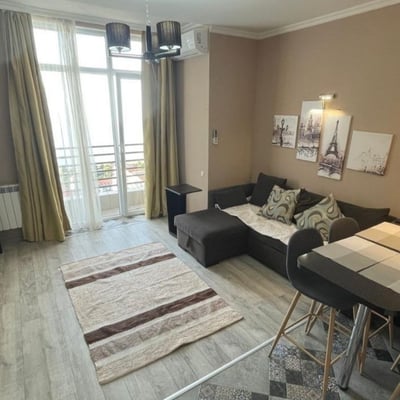 Beautiful 1-bedroom apartment with sea view for rent, Batumi, Georgia