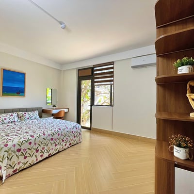 Beautiful, bright 1-bedroom apartment for rent, Ngu Hanh Son, Da Nang, Vietnam