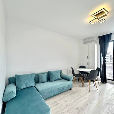Stylish Apartment with Panoramic Balcony for Rent, Bucharest, Romania