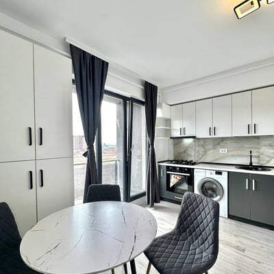 Stylish Apartment with Panoramic Balcony for Rent, Bucharest, Romania