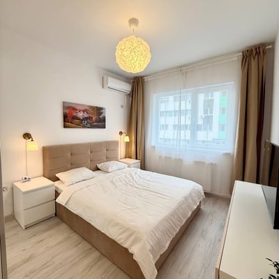 Langfristige Vermietung eines modernen Studios in Bukarest, Rumänien
