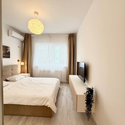 Langfristige Vermietung eines modernen Studios in Bukarest, Rumänien