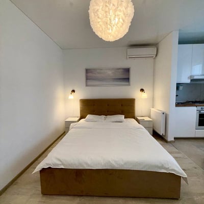 Modern studio apartment for rent, Militari Residence, Bucharest, Romania